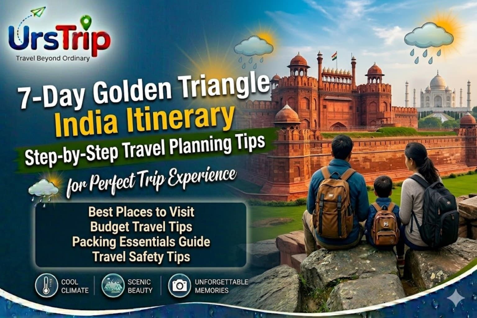 7-Day Golden Triangle India Itinerary | Delhi Agra Jaipur Travel Plan