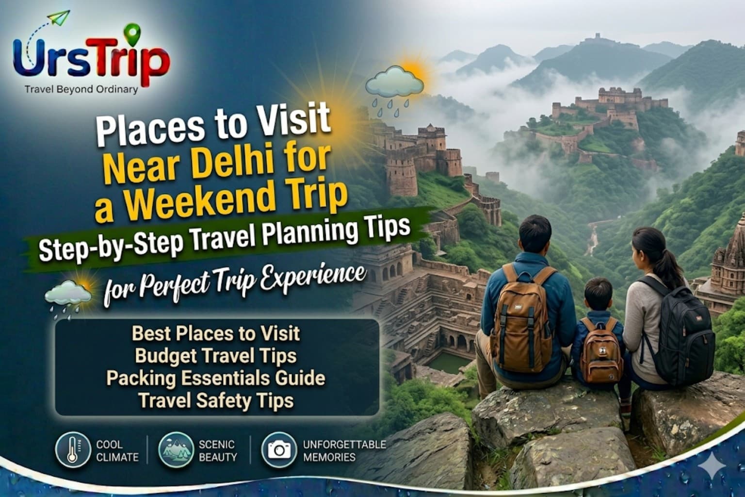 Best Weekend Getaways Near Delhi: A Quick Guide to Short Trips