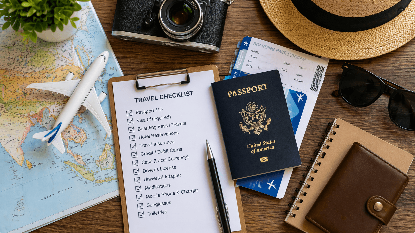 Essential Travel Documents Checklist (Domestic & International)