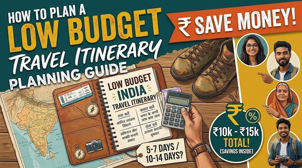 How to Plan a Low-Budget Travel Itinerary Across India