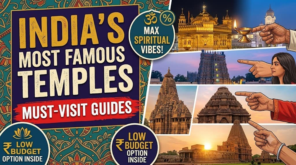What Are the Most Famous Temples in India That Every Traveler Should Visit?