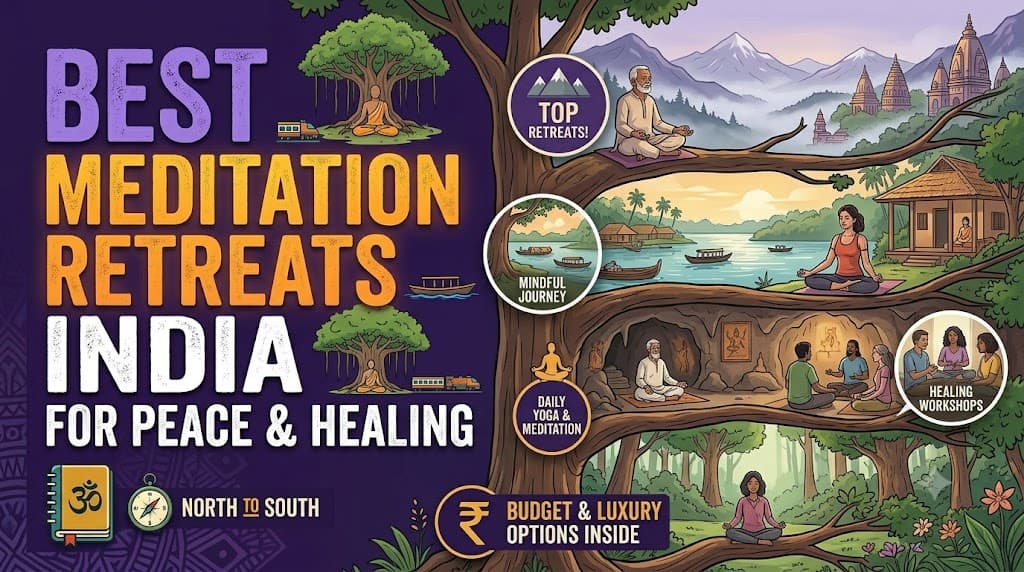 What Are the Best Meditation Retreats in India for a Peaceful and Healing Experience?