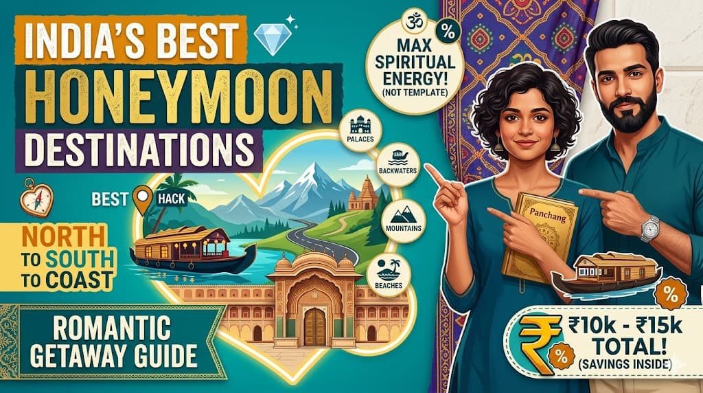 Best Honeymoon Destinations in India for a Romantic Getaway