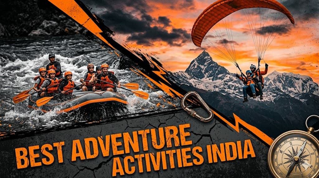 Best Adventure Activities in India for Thrill Seekers