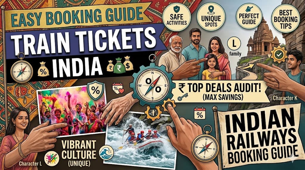 How to Easily Book Train Tickets in India (Step-by-Step Guide)