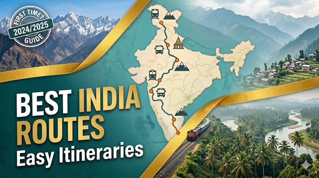 Best Travel Routes in India for First-Time Travelers (Easy Itineraries)