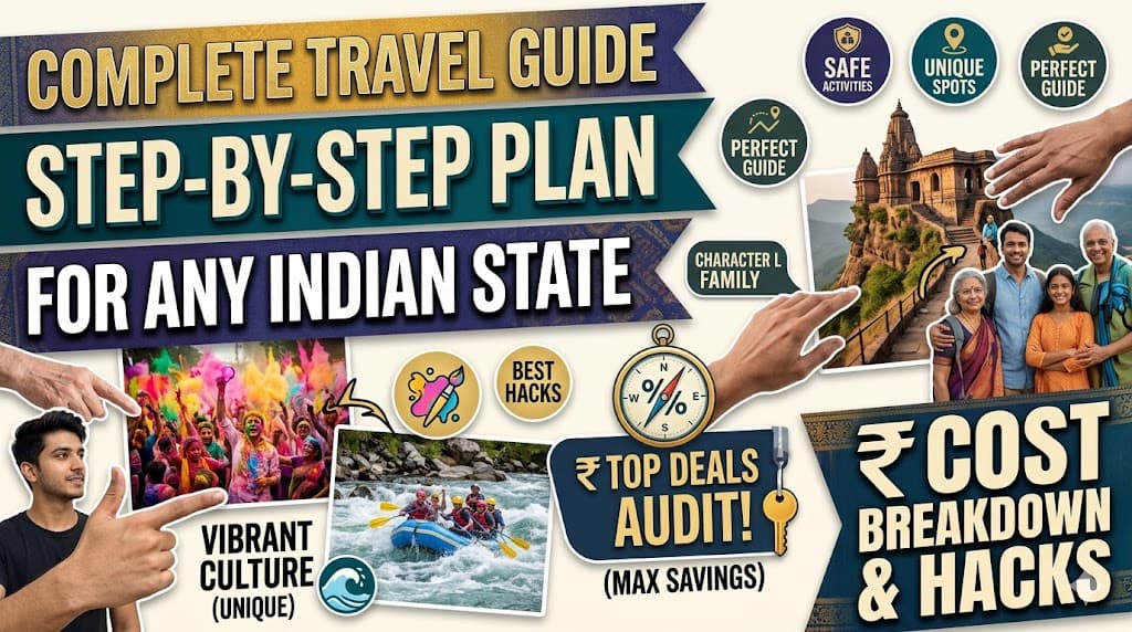How to Plan a Complete Travel Guide for Any Indian State (Step-by-Step)