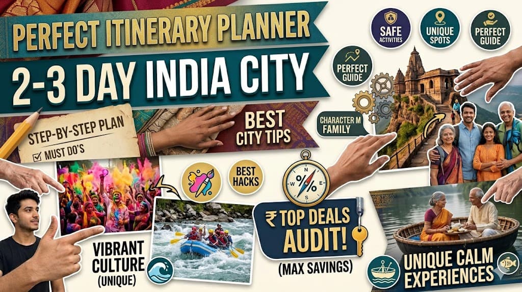 How to Plan a Perfect 2–3 Day City Itinerary in India
