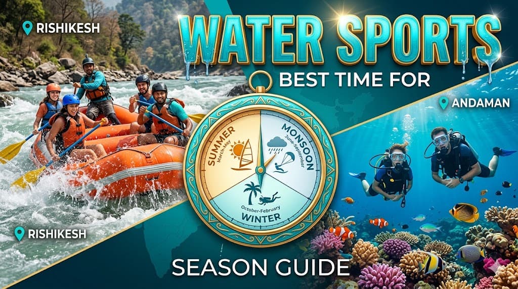 Best Time for Water Sports in India: Season-Wise Guide